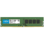 Tarjeta de Memoria RAM crucial 4 pines negros.