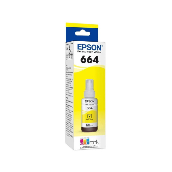 Botella De Tinta Epson Amarillo T664420 Al Solusoft 8692