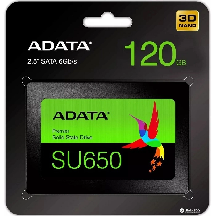 DISCO SÓLIDO SSD INTERNO ADATA 120GB 2.5 SATA SU650 6GB