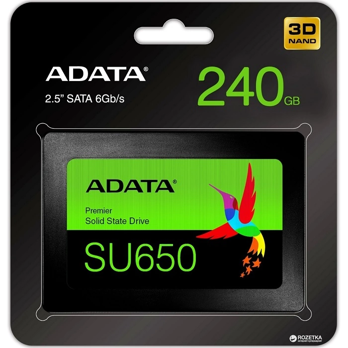 Horno calor para DISCO SOLIDO SSD INTERNO 240GB 2.5 SATA ADATA SU650 6GB - Solusoft